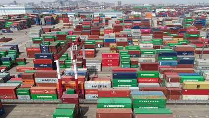 大片!一季度吞吐量3.4億噸,山東港口實(shí)現(xiàn)逆勢(shì)上揚(yáng)